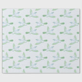 Skylark in Slate and Green Cadeaupapier (Vlak)