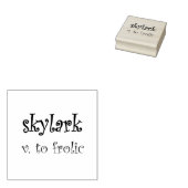 "Skylark" Rubberen stempel (Gestempeld)