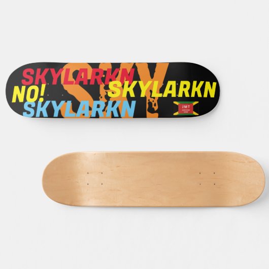 SKYLARKIN 8 1/4"Skateboarddek Persoonlijk Skateboard (Horizontaal)