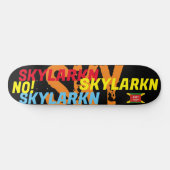 SKYLARKIN 8 1/4"Skateboarddek Persoonlijk Skateboard (Horizontaal)