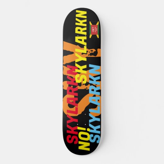 SKYLARKIN 8 1/4"Skateboarddek Persoonlijk Skateboard (Voorkant)