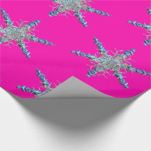 Skyler Magische Snowflake Unieke Kerstmis Cadeaupapier