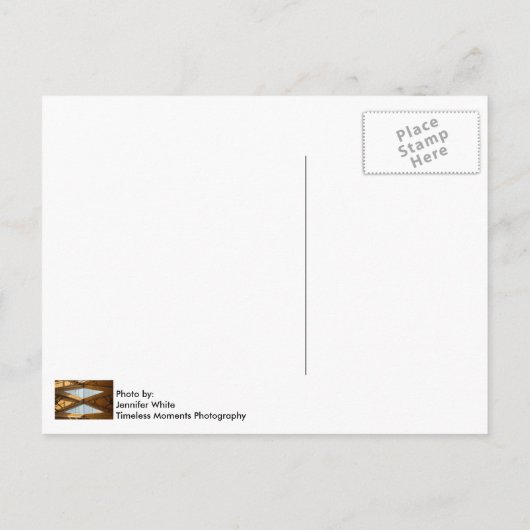 Skylights Boven Anthony Briefkaart (Achterkant)