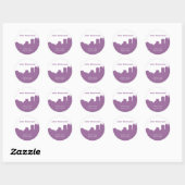 Skyline Adres Label Sticker (Vel)