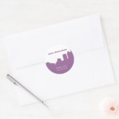 Skyline Adres Label Sticker (Envelop)