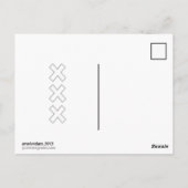 Skyline Amsterdam Briefkaart (Achterkant)