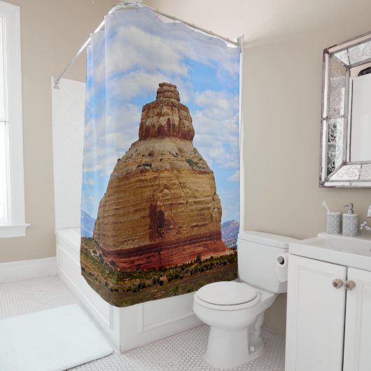 Skyline and Stone Douchegordijn (In situ)