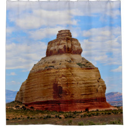 Skyline and Stone Douchegordijn