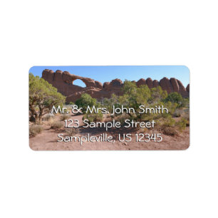 Skyline Arch in Arches National Park Etiket