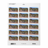 Skyline Arch in Arches National Park Etiket (Full Sheet)