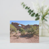 Skyline Arch in het Arches National Park Briefkaart (Staand voorkant)