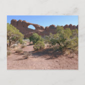 Skyline Arch in het Arches National Park Briefkaart (Voorkant)