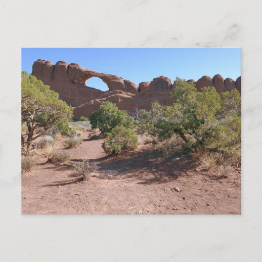 Skyline Arch in het Arches National Park Briefkaart (Voorkant)