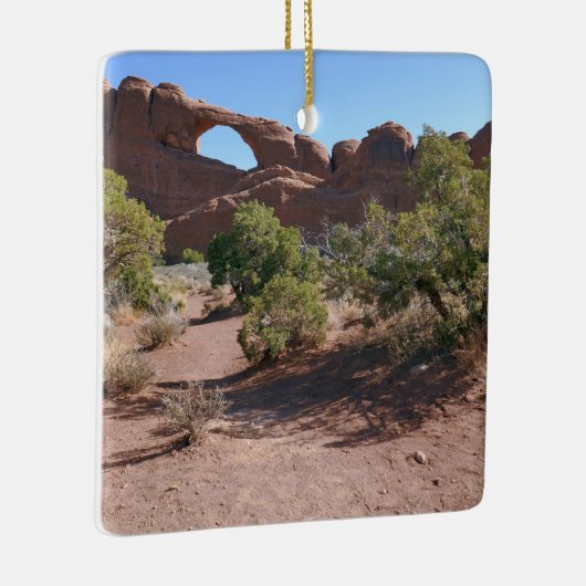 Skyline Arch in het Arches National Park Keramisch Ornament (Rechts)