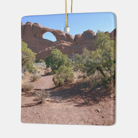 Skyline Arch in het Arches National Park Keramisch Ornament (Links)