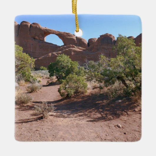 Skyline Arch in het Arches National Park Keramisch Ornament (Voorkant)