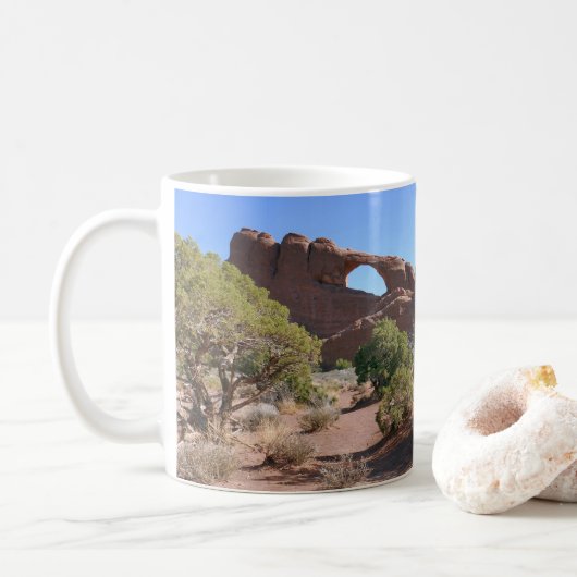 Skyline Arch in het Arches National Park Koffiemok (Met donut)