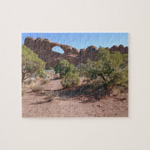 Skyline Arch in het Arches National Park Legpuzzel