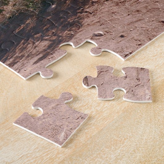 Skyline Arch in het Arches National Park Legpuzzel (Zijkant)