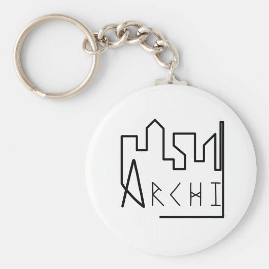Skyline-architectuur Sleutelhanger (Voorkant)