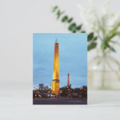 Skyline at dusk of 'Place de la Concorde' with Briefkaart (Staand voorkant)
