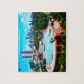 Skyline Atlanta Georgia Jigzaag Puzzle Legpuzzel (Verticaal)