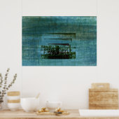 Skyline - baai van Kopenhagen Poster (Keuken)