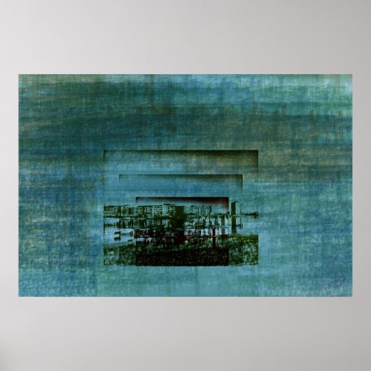 Skyline - baai van Kopenhagen Poster (Voorkant)