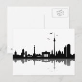 Skyline Berlin Briefkaart (Voorkant / Achterkant)