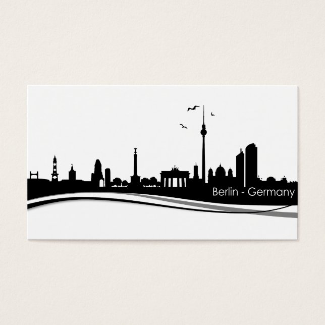 Skyline Berlin Visitekaartje (Voorkant)