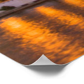 Skyline bij schemer, aan de Grand River 2 Poster (Hoek)