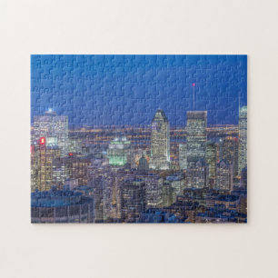 Skyline bij schemering 2 legpuzzel