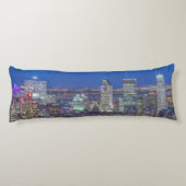 Skyline bij twilight 2 lichaamskussen (Achterkant)