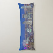 Skyline bij twilight 2 lichaamskussen (Achterkant (Verticaal))