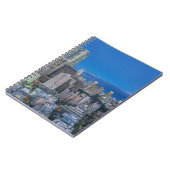 Skyline bij twilight notitieboek (Linkerzijde)