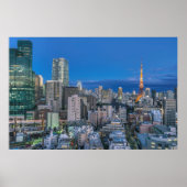 Skyline bij twilight poster (Voorkant)