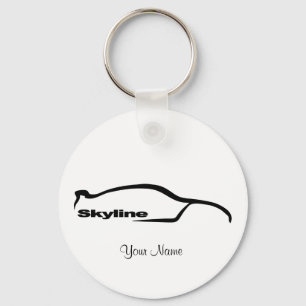Skyline Black Silhouette Logo Sleutelhanger