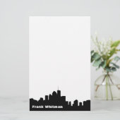 Skyline briefpapier (Staand voorkant)