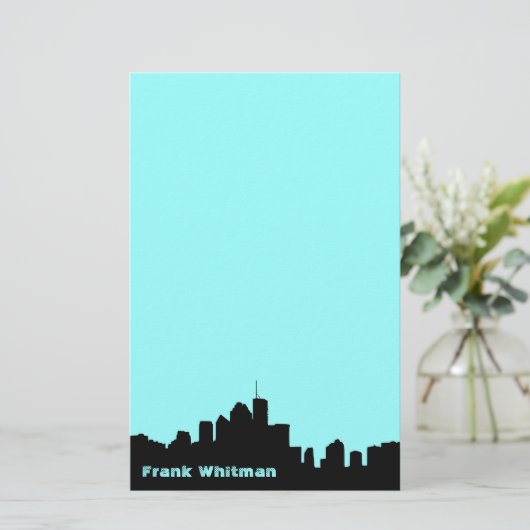 Skyline briefpapier (Staand voorkant)