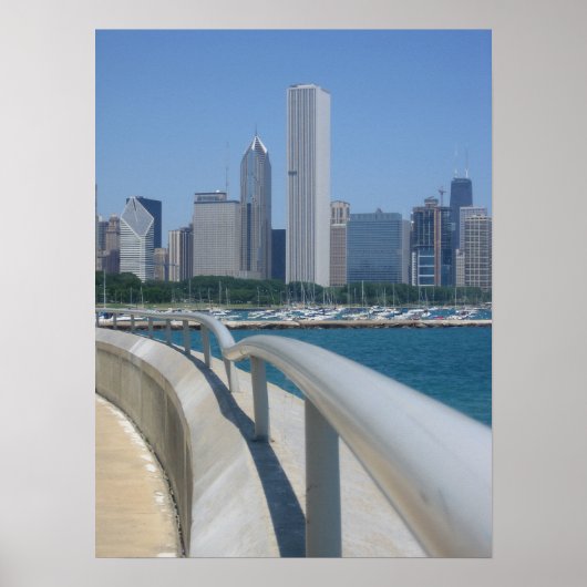 Skyline, Chicago, IL Poster (Voorkant)