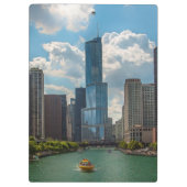 Skyline Chicago Klembord (Achterkant)