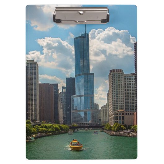 Skyline Chicago Klembord (Voorkant)
