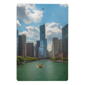 Skyline Chicago Mini Klembord (Achterkant)