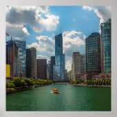 Skyline Chicago Poster (Voorkant)