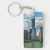 Skyline Chicago Sleutelhanger (Voorkant)