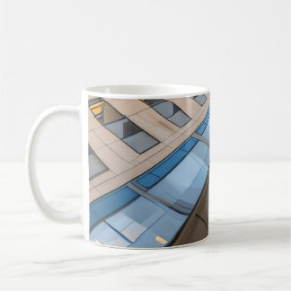 Skyline Curve-architectuur Koffiemok
