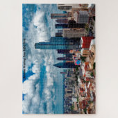 Skyline Dallas Texas. Jigzaag Puzzle Legpuzzel (Verticaal)