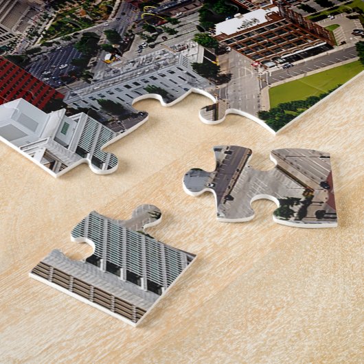 Skyline Dallas Texas Legpuzzel (Zijkant)