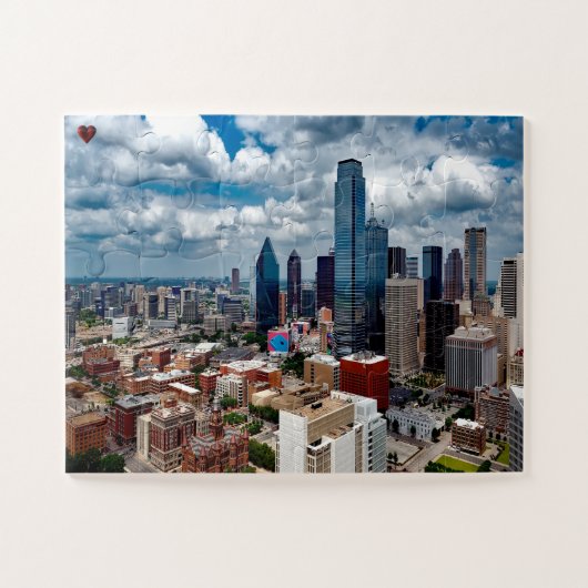 Skyline Dallas Texas Legpuzzel (Horizontaal)