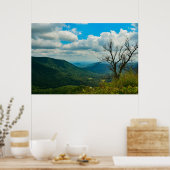 Skyline Drive Blue Ridge Mountains Poster (Keuken)